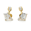 Radiant Tulip Spark Stud Earrings 18KT Gold Plated