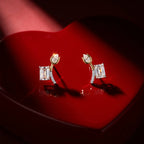 Radiant Tulip Spark Stud Earrings 18KT Gold Plated