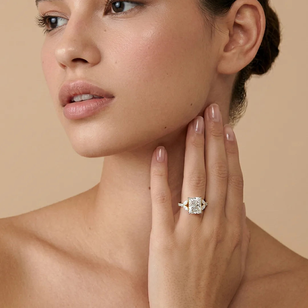 Regal Radiance 18KT Gold Plated Ring