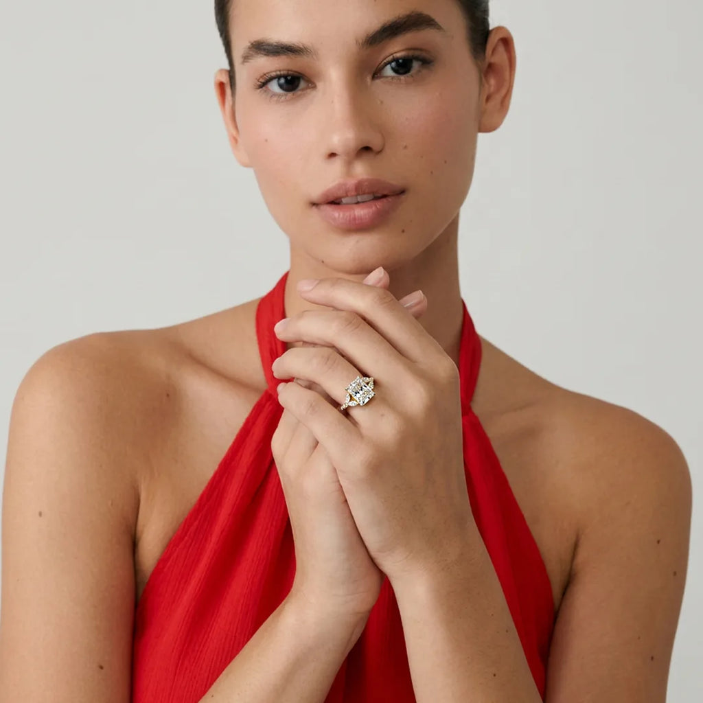 Regal Radiance 18KT Gold Plated Ring