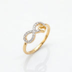 Gold Infinity Heart Ring