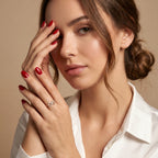 Gold Infinity Heart Ring