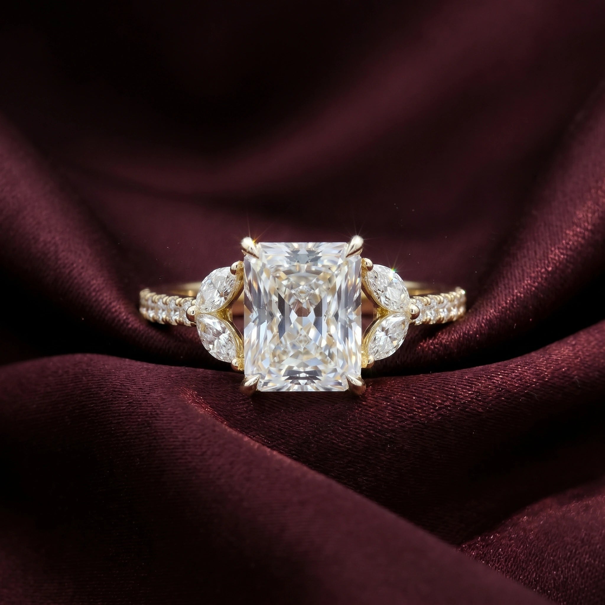 Regal Radiance 18KT Gold Plated Ring