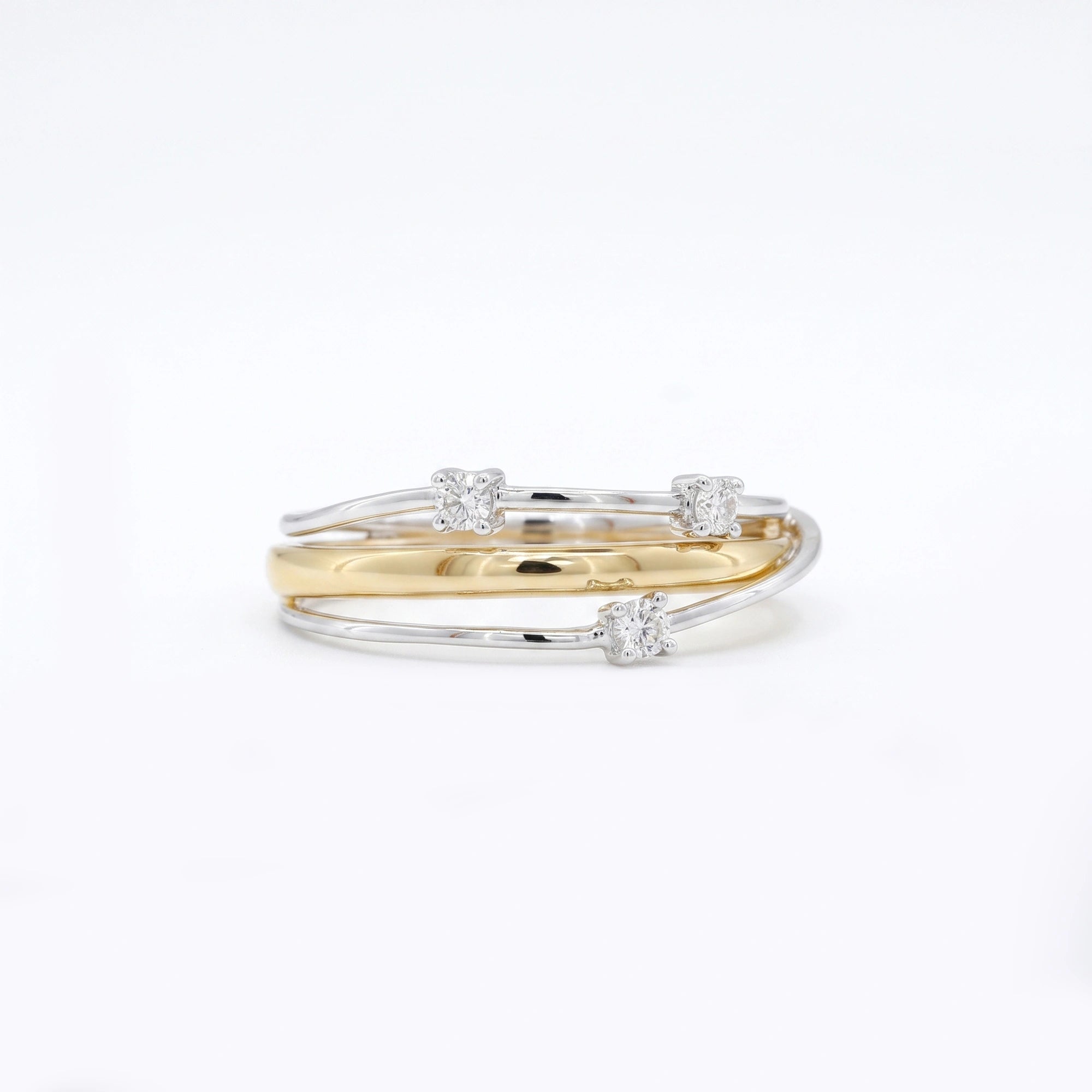 Dual Tone Orbit Ring