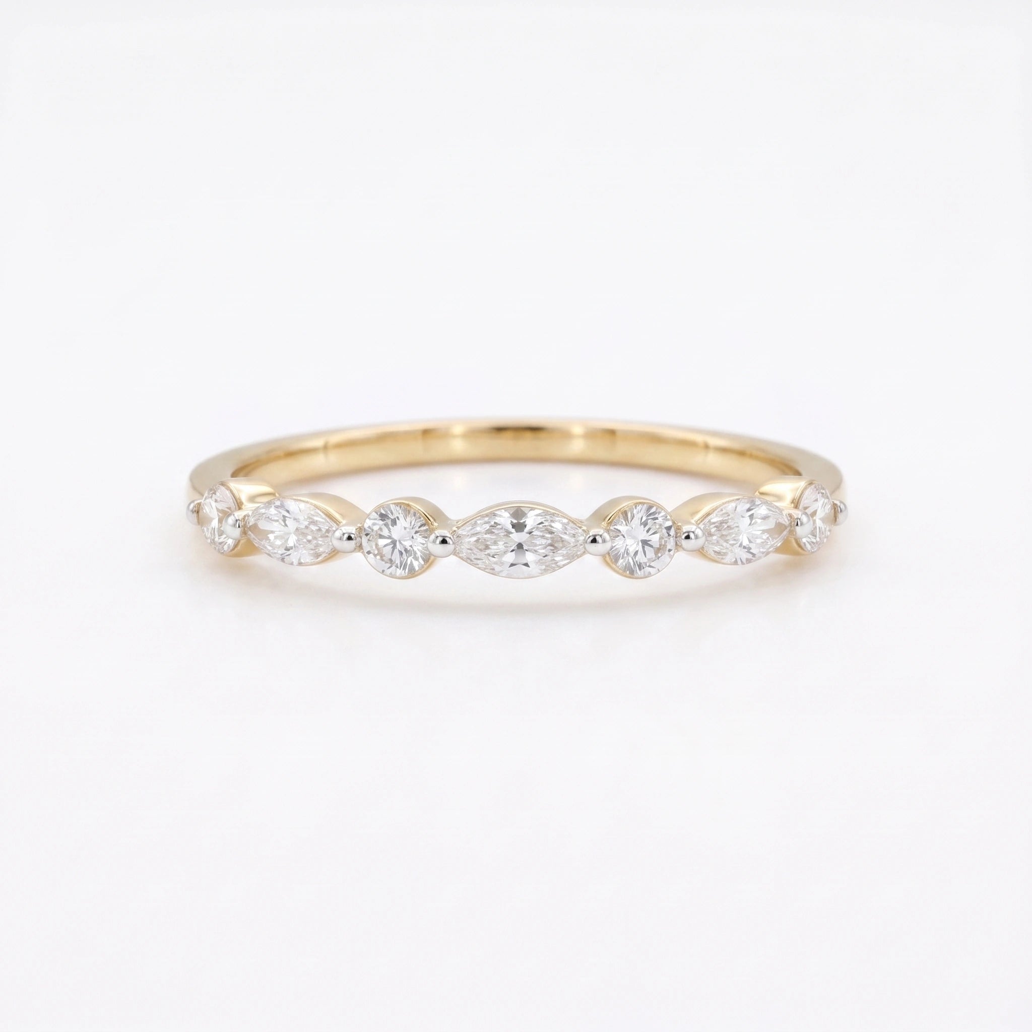 Gold Marquise Rhythm Ring