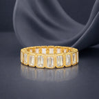 Gold Eternity Baguette Band Ring