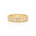 Gold Eternity Baguette Band Ring