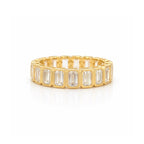 Gold Eternity Baguette Band Ring