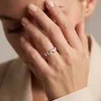 Gold Marquise Crown Ring