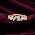 Gold Marquise Crown Ring