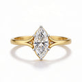 Gold Marquise CZ Elegance Ring