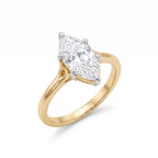 Gold Marquise CZ Elegance Ring