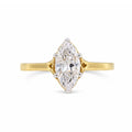 Gold Marquise CZ Elegance Ring