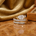 Gold Triple Wrap Pear Ring