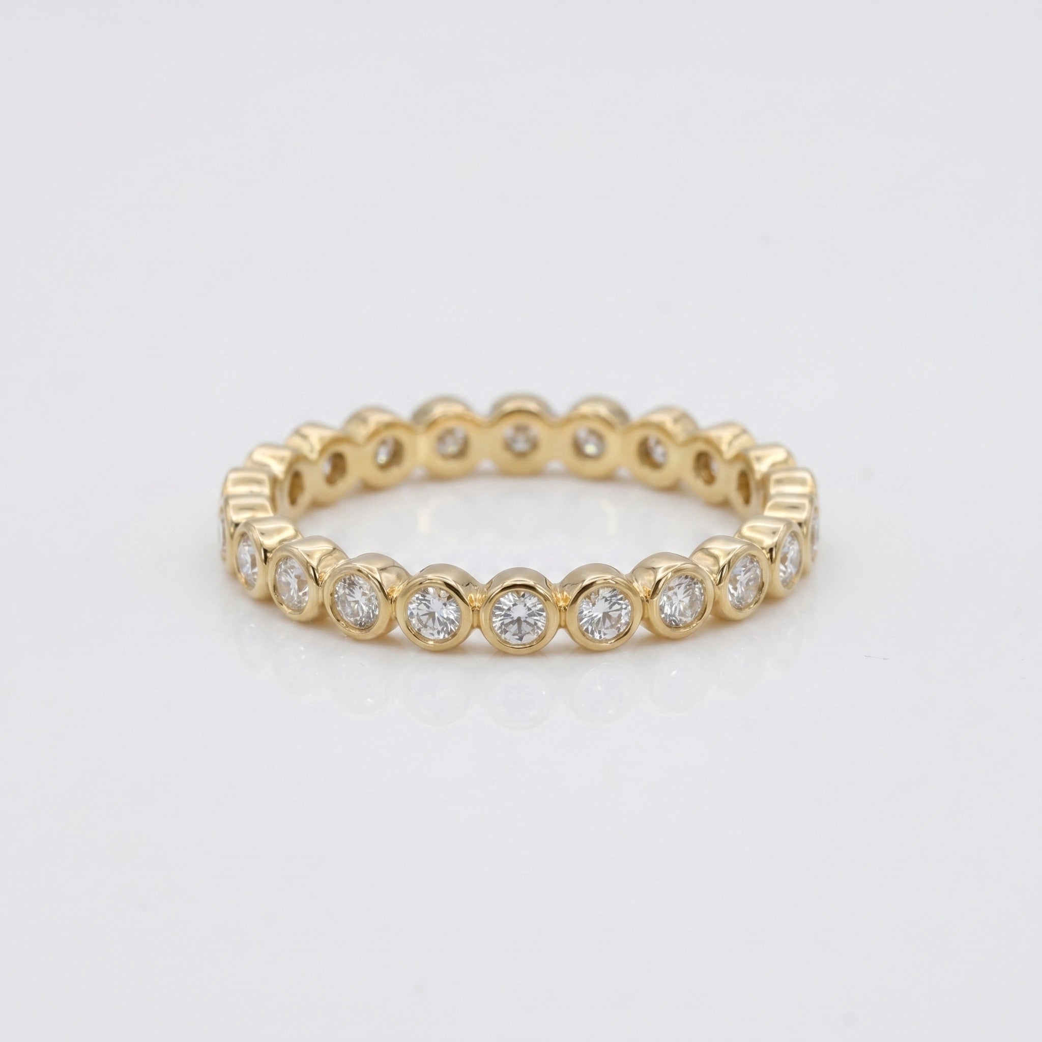 Gold Oval Halo Statement Ring