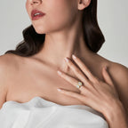 Gold Duo Cut Toi et Moi Ring