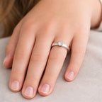 Silver Eternal Spark Solitaire Ring