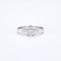 Silver Eternal Spark Solitaire Ring