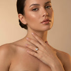 Gold Cushion Bezel Solitaire Ring