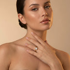 Gold Cushion Bezel Solitaire Ring