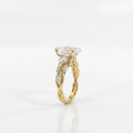 Gold Marquise Crown Trio Ring