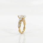 Gold Marquise Crown Trio Ring
