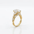 Gold Oval Trio Twist Ring