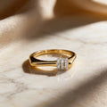 Gold Triple Row Accent Ring