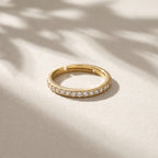Gold Marquise Duo Ring Set