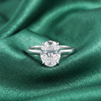 Classic Solitaire Adjustable Ring