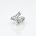 Silver Multi Row Wave Ring