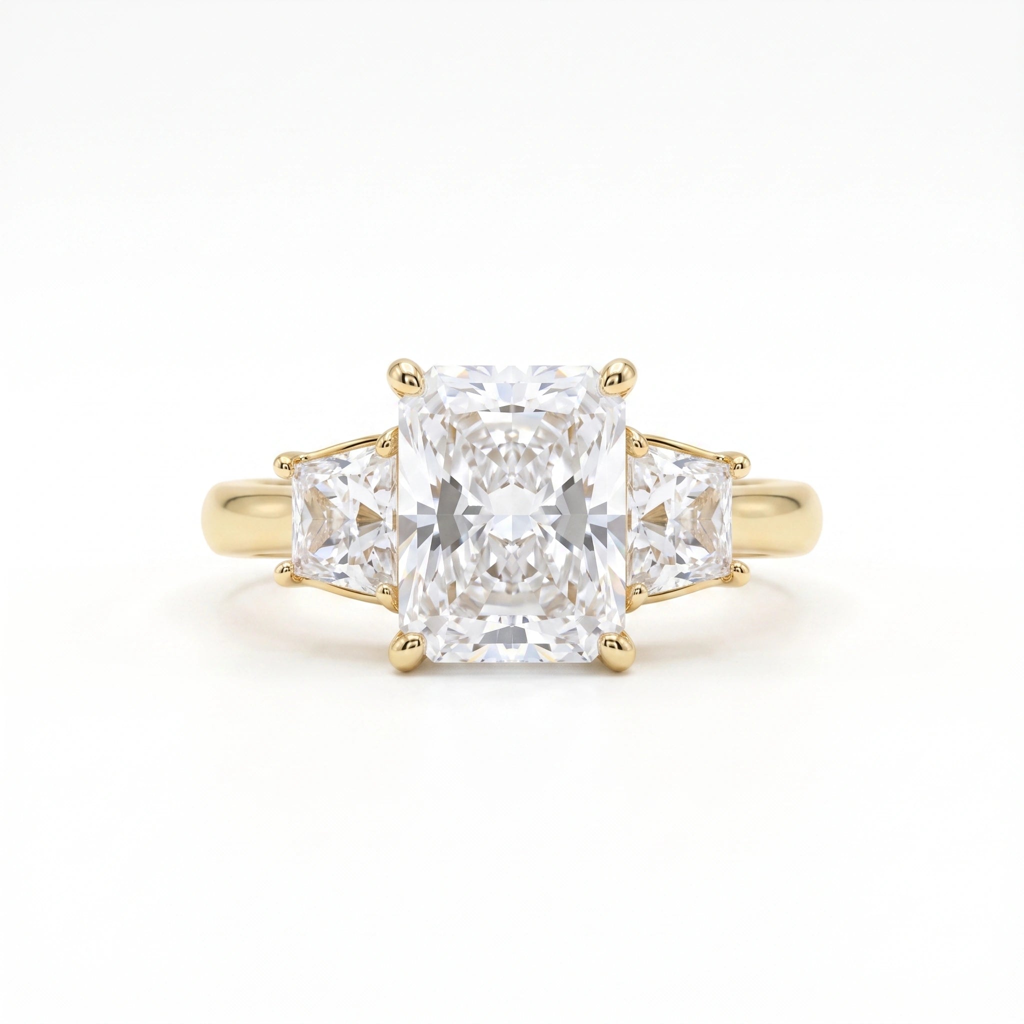 Gold Trilogy Cushion Ring