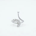Silver Dewdrop Wrap Ring
