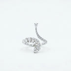 Silver Dewdrop Wrap Ring