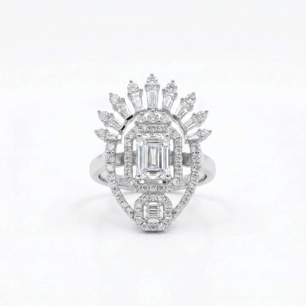 Silver Regal Radiance Ring
