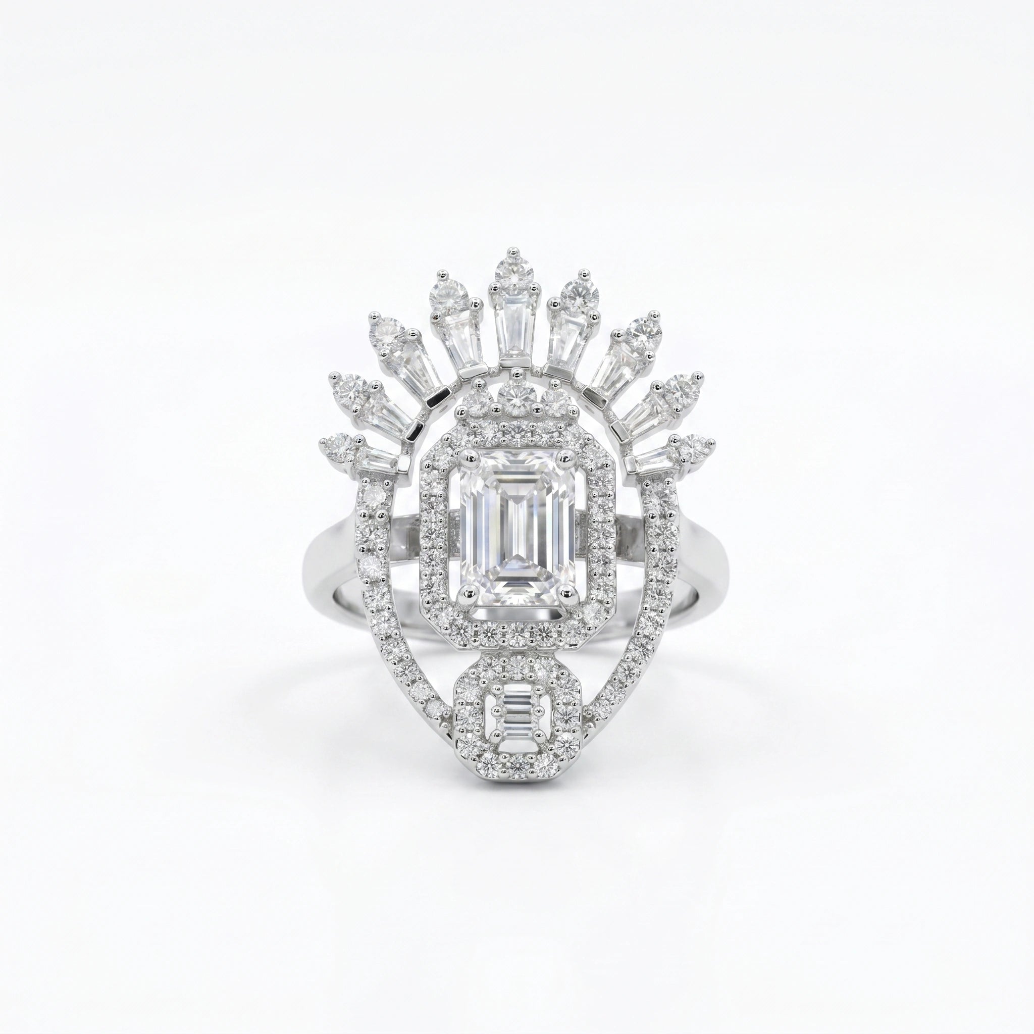 Silver Regal Radiance Ring