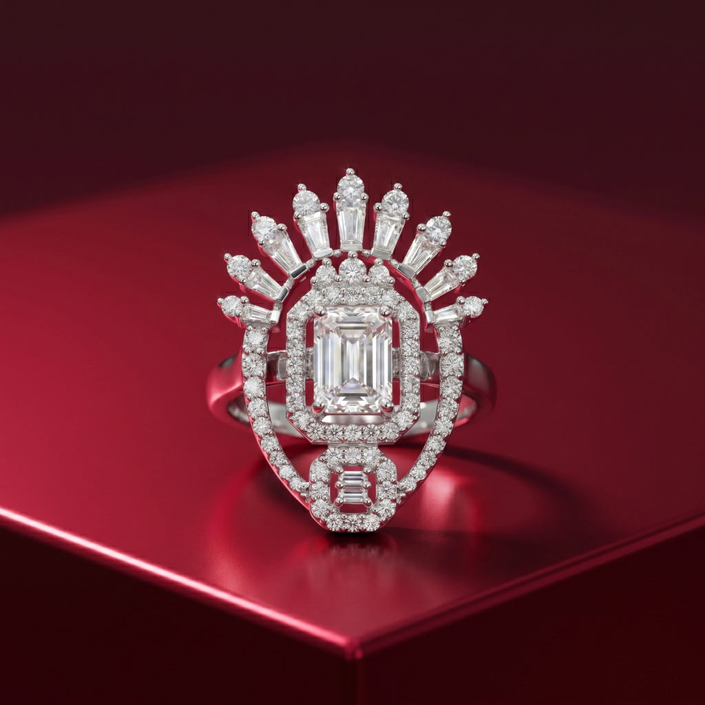 Silver Regal Radiance Ring