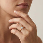 Gold Twisted Solitaire Ring