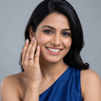 Gold Sapphire Baguette Ring