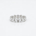 Silver Marquise Vine Band Ring