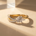 Gold Marquise Bloom Ring