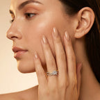 Gold Marquise Bloom Ring