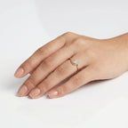 Gold Heart Flow Ring