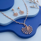 Rose Gold Radiant Fan Set