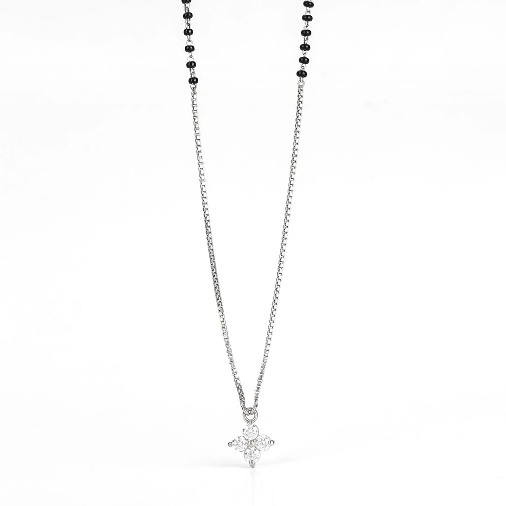 Diamond Flower Mangalsutra