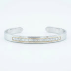 Silver Baguette Bar Bracelet