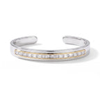 Silver Baguette Bar Bracelet