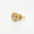 Gold Orbit Halo Stud