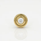 Gold Orbit Halo Stud