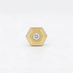 Gold Hex Core Stud